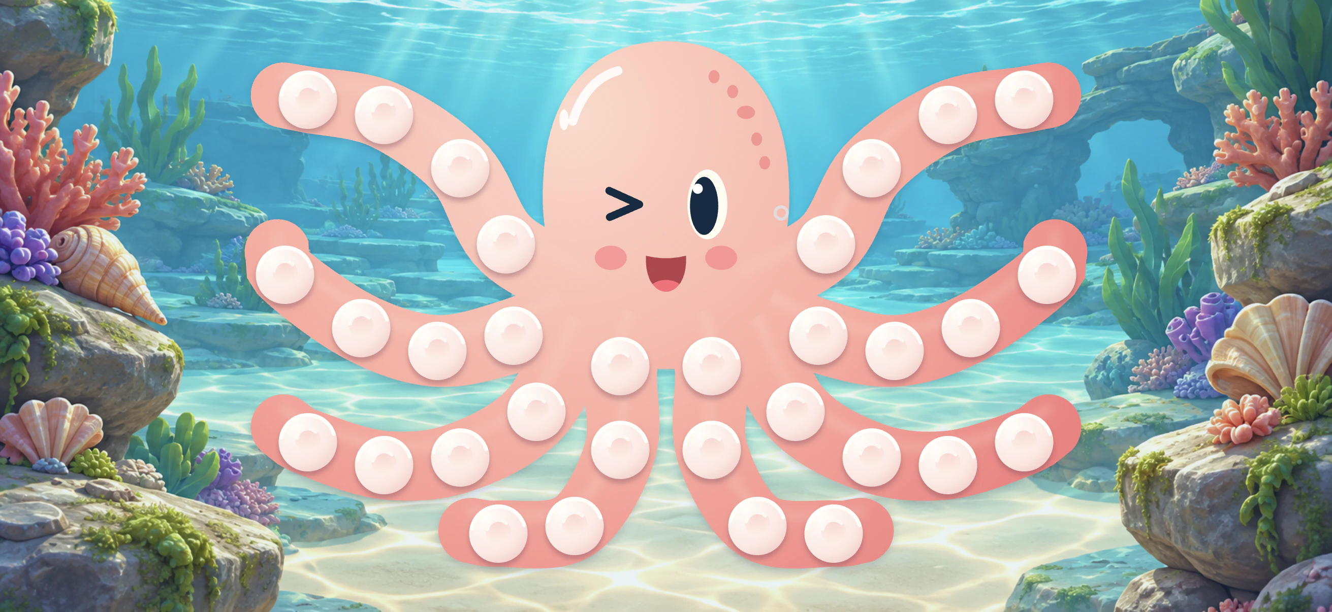 Octopus Ink Bomb — octopus and the unused suckers